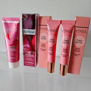 2 Yensa Pink Lotus Eye Creams Peptide 1 Pūrlisse Aqua Bomb Jennifer Yen Skincare